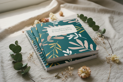 Film grain linen with eucalyptus