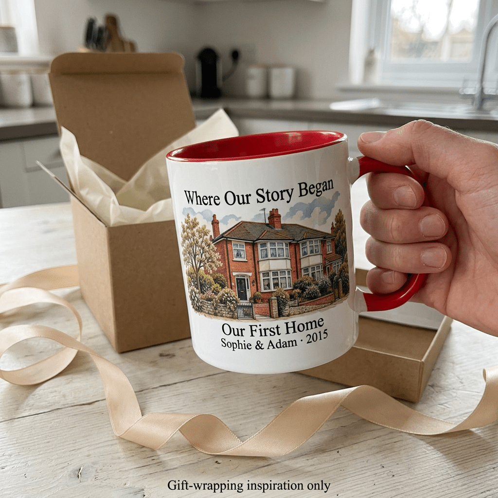 Personalised Family Home Mug – The House With All the Memories - #AlleyCrafters