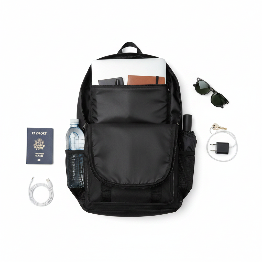 Flat lay all compartments