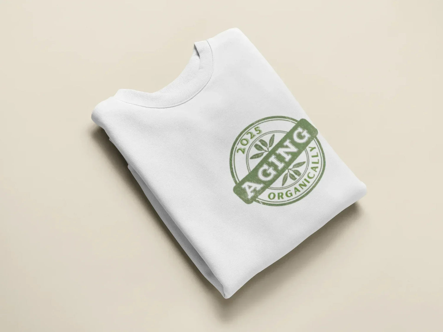 Aging Organically 2025 Sweatshirt | Funny Birthday Jumper UK - Alley Crafters