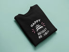 Black birthday sweatshirt with “Happy Birthday Georgia” cake graphic