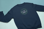 Cat Dad Sweatshirt — Retro Sunburst Cat Lover Crewneck - Alley Crafters