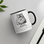 Not Today Motherfluffer Mug | Funny Cat Coffee Cup | Sarcastic Gift - AlleyCrafters