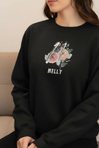Floral Initial Sweatshirt Mockup