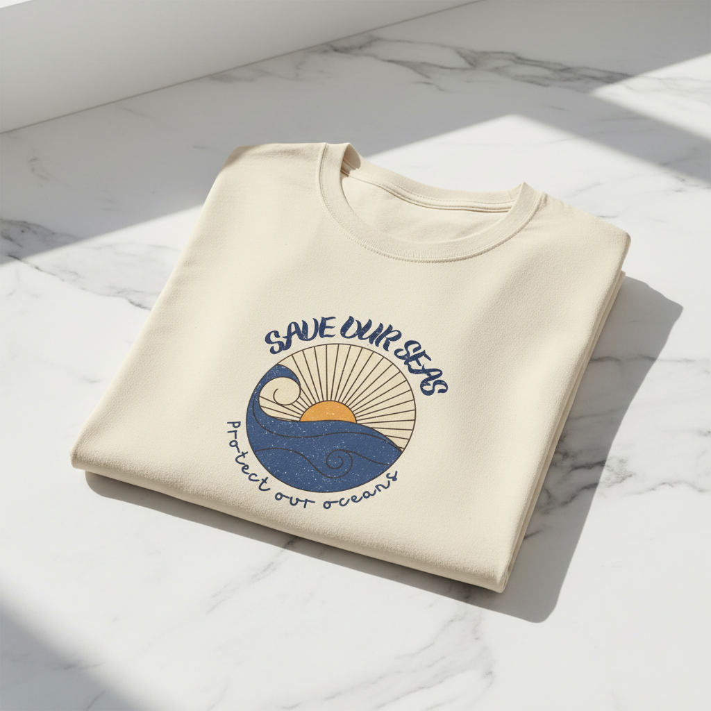 Folded on White Marble