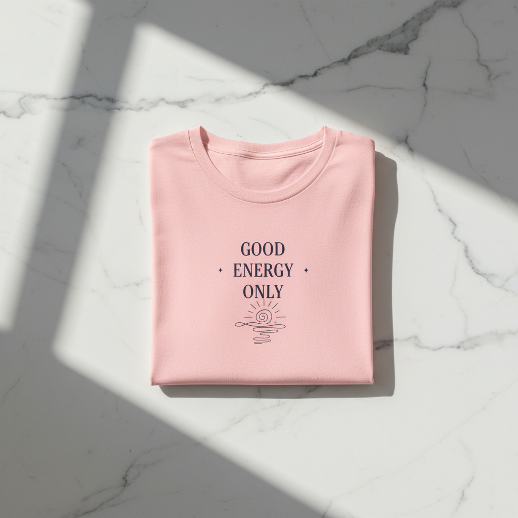 Folded on White Marble