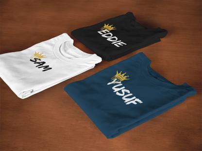 Custom Name Crown T-Shirt