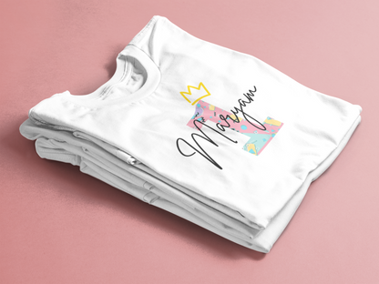 Colourful Crown One Birthday Tee for Infants