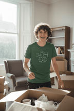 Personalised 'The [Name] Family' New Home T-Shirt | Housewarming Gift - AlleyCrafters