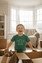 Kids' Personalised 'The [Name] Family' New Home Tee | Housewarming Gift - AlleyCrafters