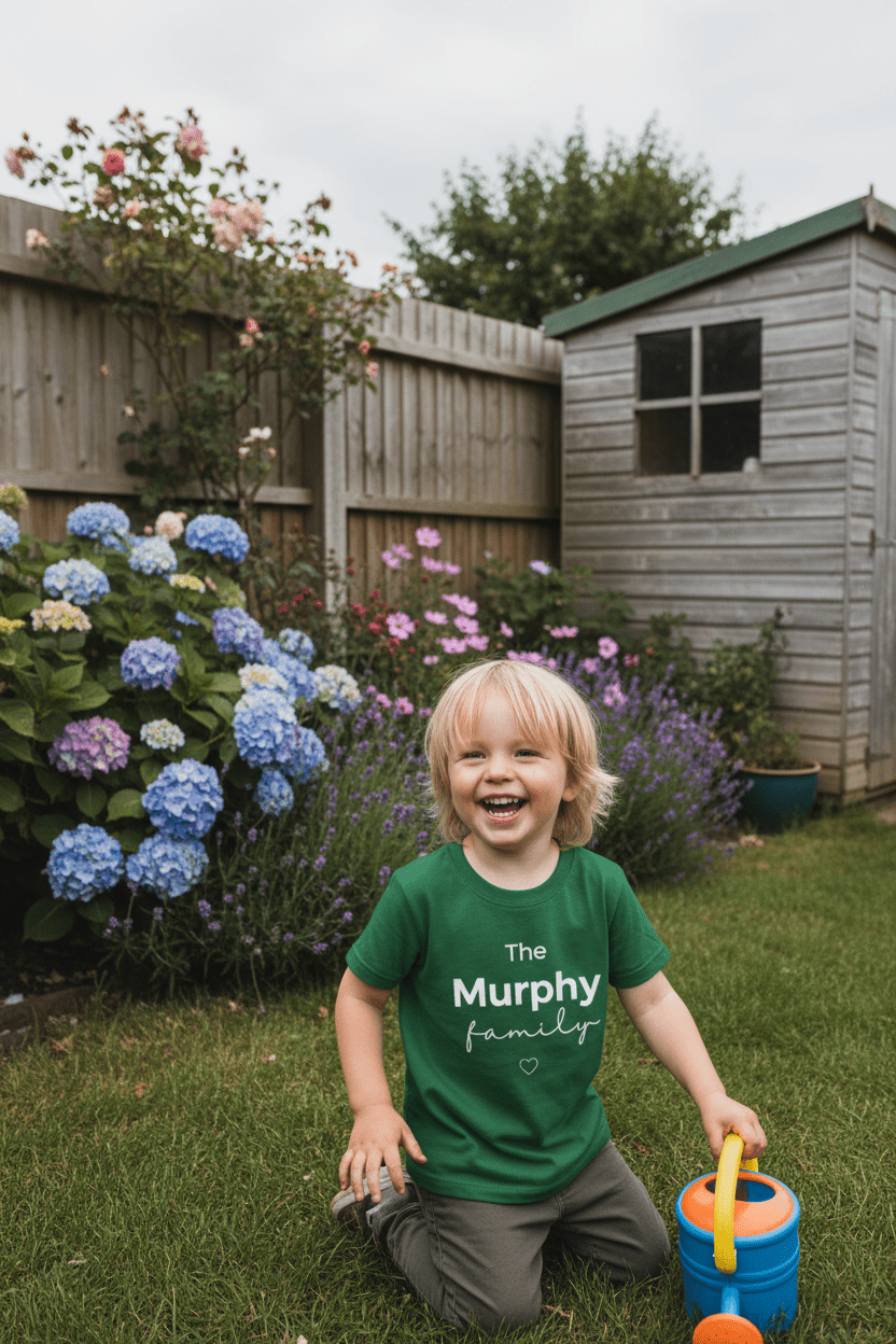 Kids' Personalised Family Name Tee | Matching Family Gift - AlleyCrafters