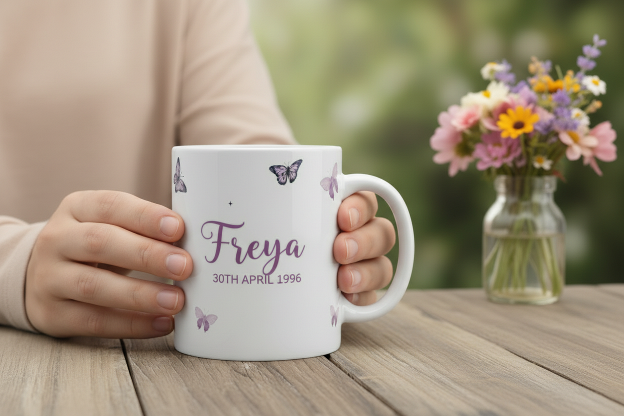 Freya Butterfly Mug
