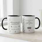 Personalised Long Distance Friendship Mug – Different Postcodes - #AlleyCrafters