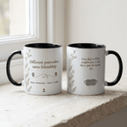 Personalised Long Distance Friendship Mug – Different Postcodes - #AlleyCrafters