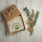 Frog Life beige kraft gift wrap