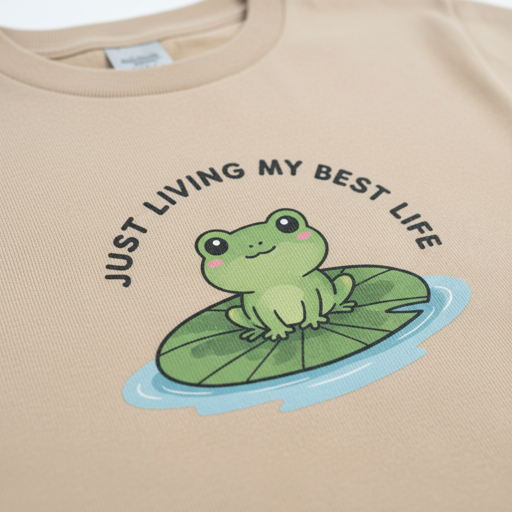 Frog Life beige macro