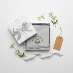 Frog Life grey gift wrap