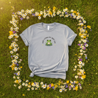 Frog Life grey grass daisies