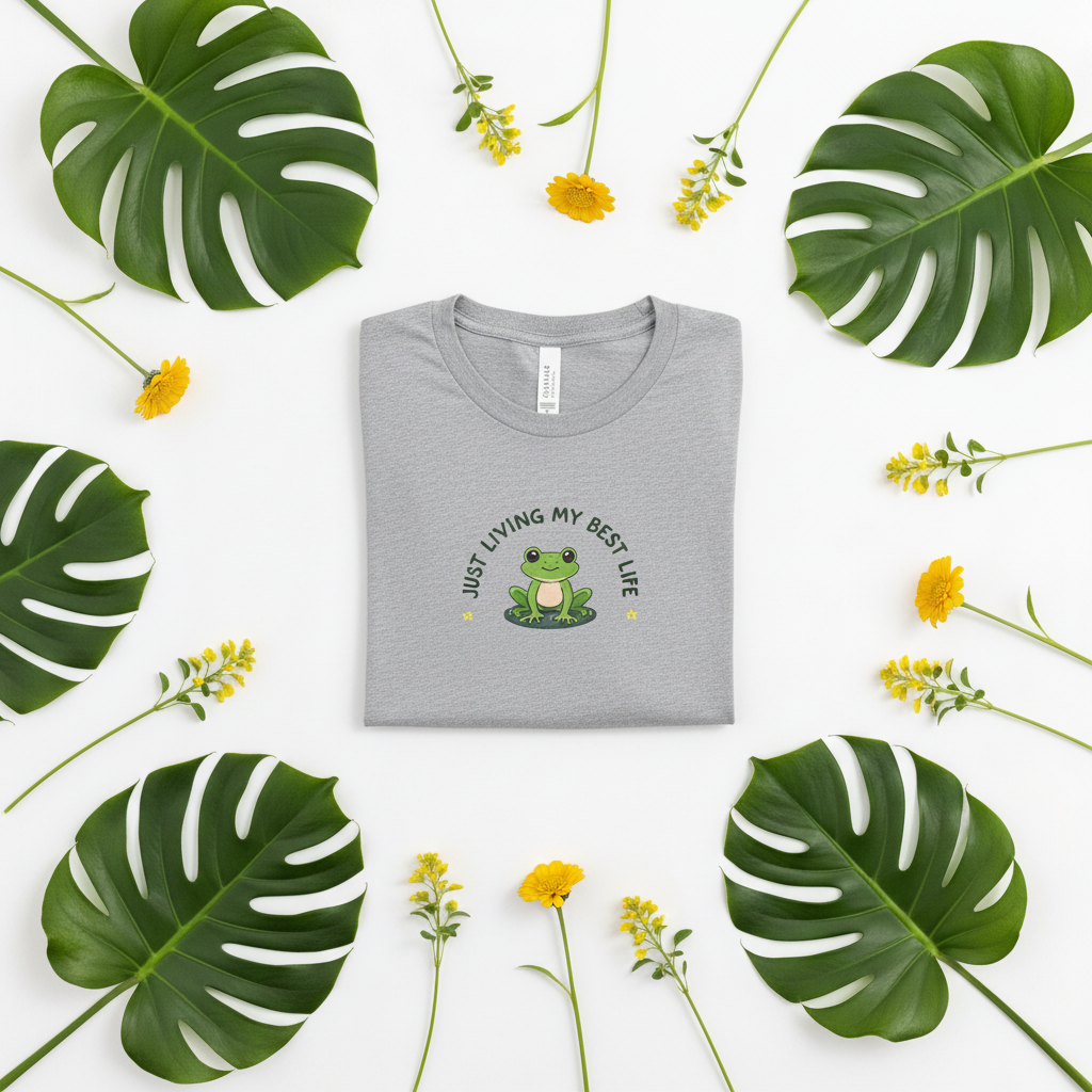 Frog Life grey tropical
