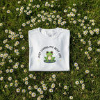 Frog Life white on grass