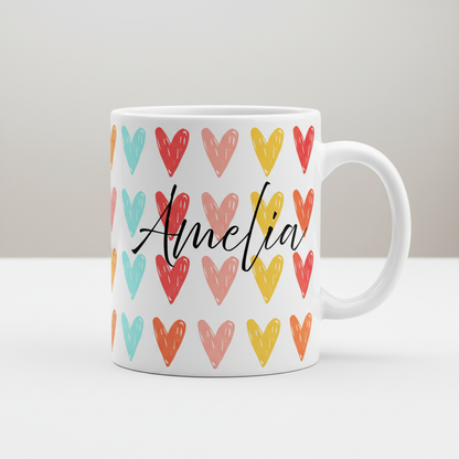 Front three-quarter angle mug mockup