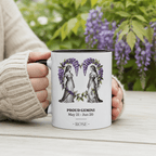 Personalised Zodiac Mug | Star Sign Birthday Gift | Custom Name & Birth Month - AlleyCrafters