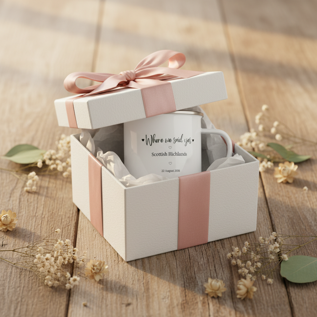 Gift Box – Blush Ribbon – Lake District