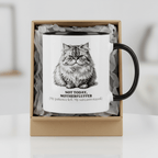 Not Today Motherfluffer Mug | Funny Cat Coffee Cup | Sarcastic Gift - AlleyCrafters