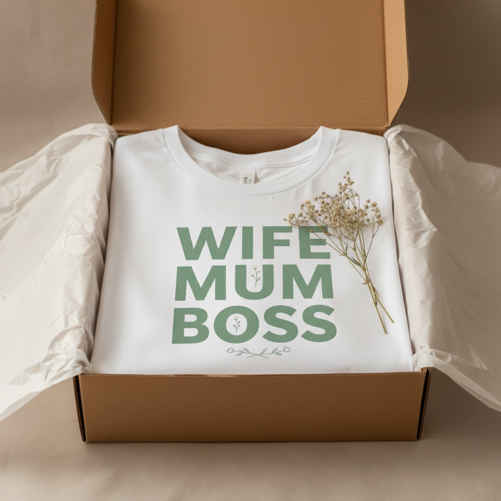 Gift Box — Kraft — Wife Mum Boss
