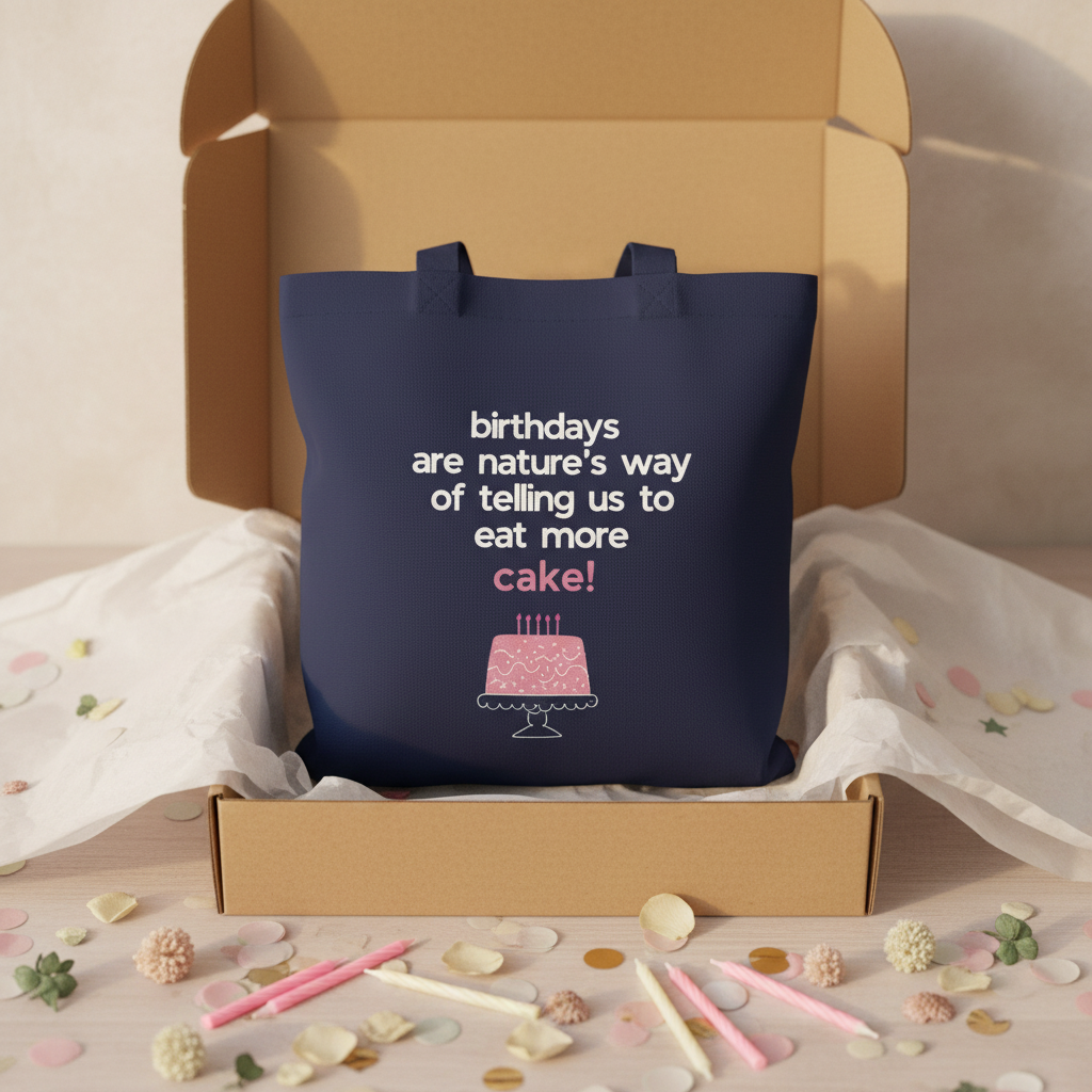 Gift Box — Navy — Birthday Gifting