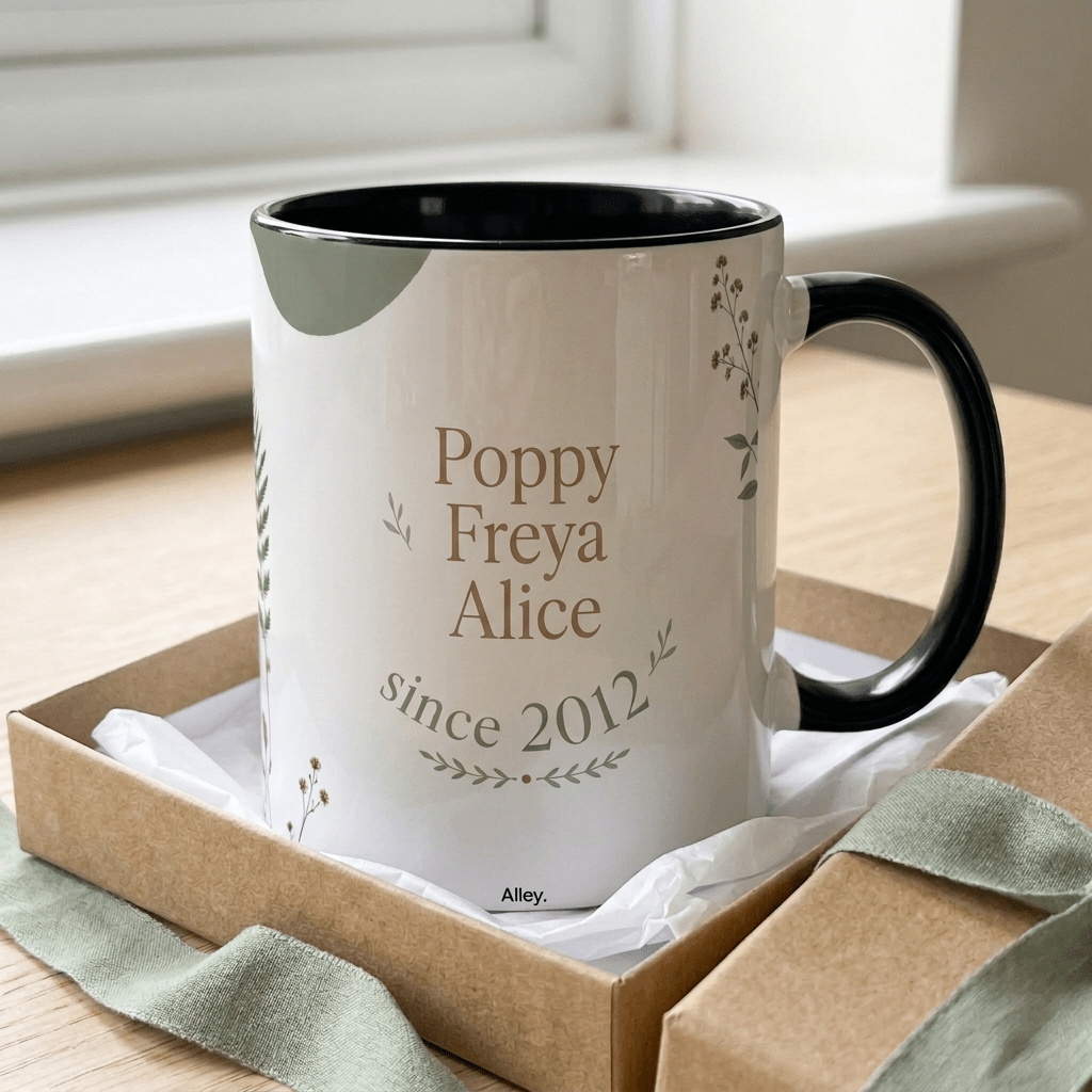 Personalised Friendship Mug – Friends for Life, Forever Friends - #AlleyCrafters