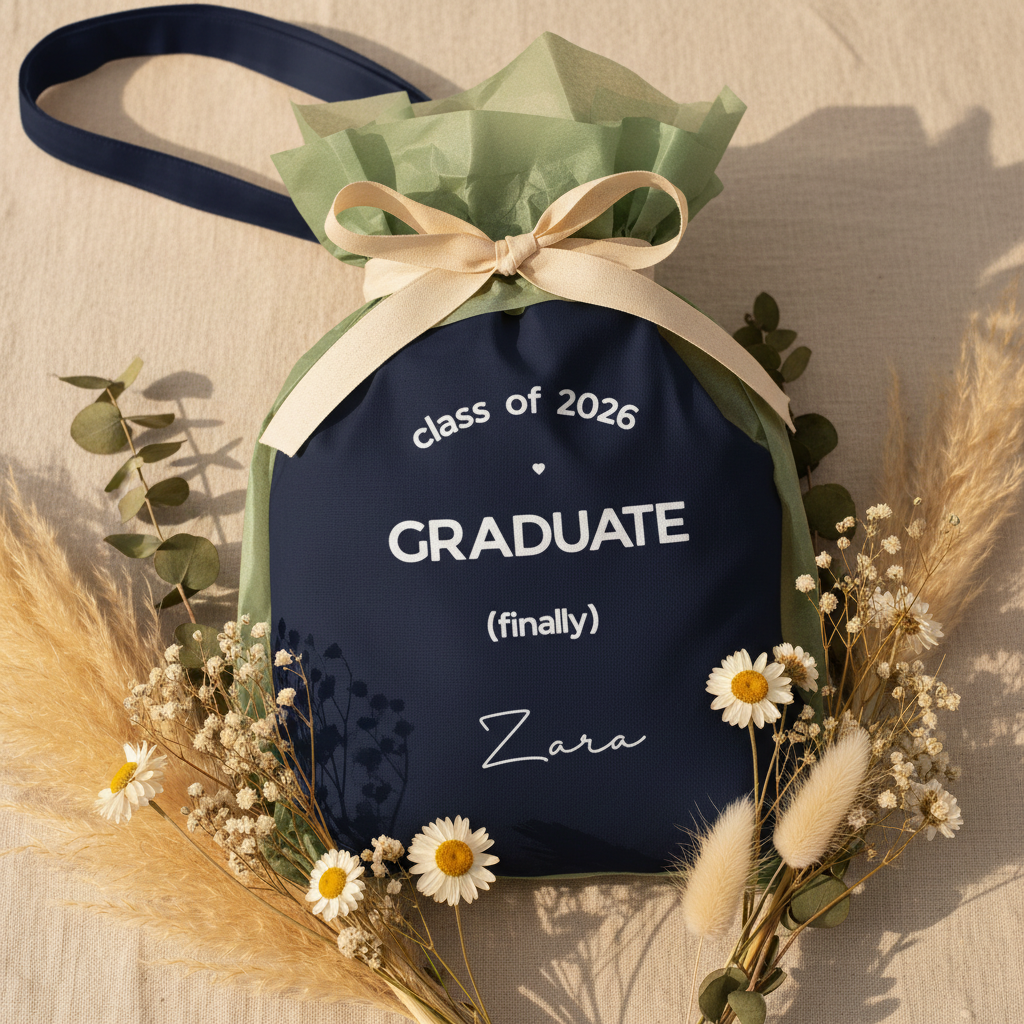 Gift Wrap — Zara, Navy, Botanical