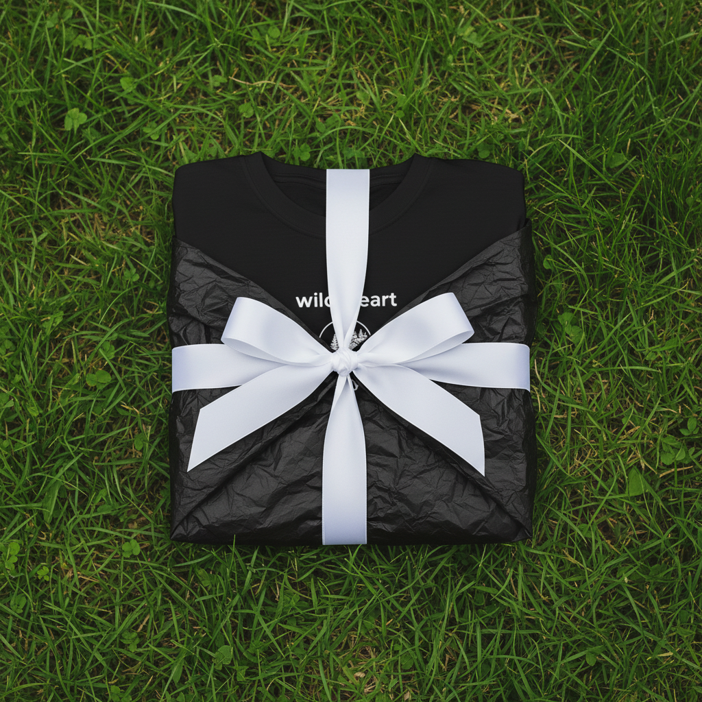 Gift Wrapped Flat Lay - Black