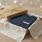 Gift wrapped navy