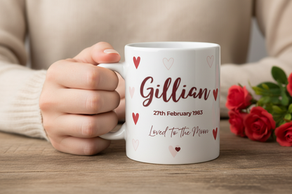 Gillian Heart Mug