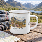 Glencoe mug at a walking picnic stop