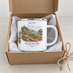 Glencoe mug gift mockup with Ruby
