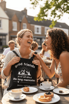 Personalised Good Friends Tote Bag | Life Long Memories | Cotton Tote - AlleyCrafters