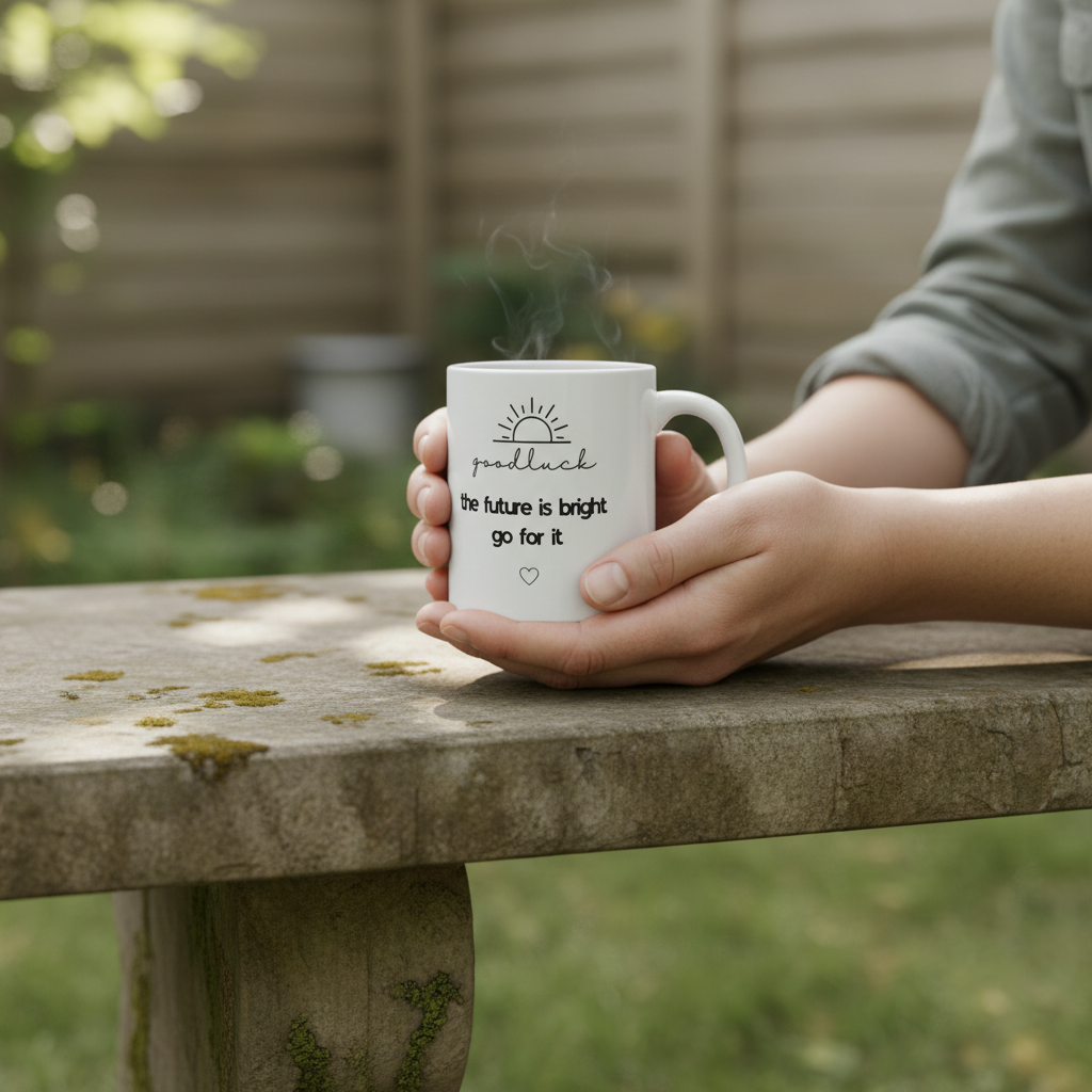 Good Luck Mug — Garden Bench