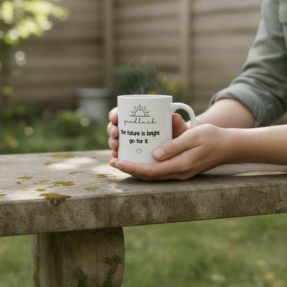 Good Luck Mug — Garden Bench