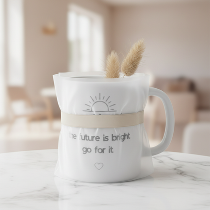 Good Luck Mug — Vellum Wrap Mockup