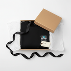 Black sweatshirt with embroidered camera patch and GRACE name