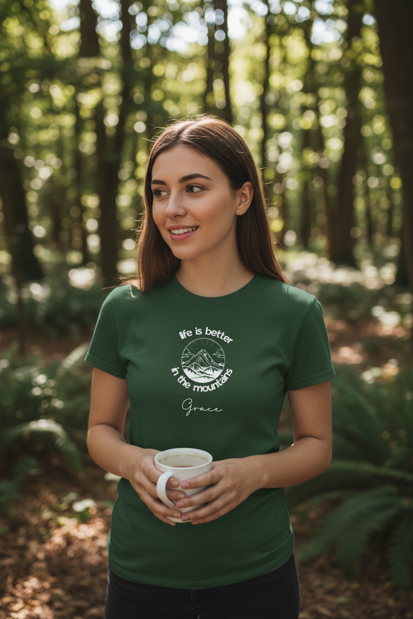 GRACE — Sunlit forest, forest green