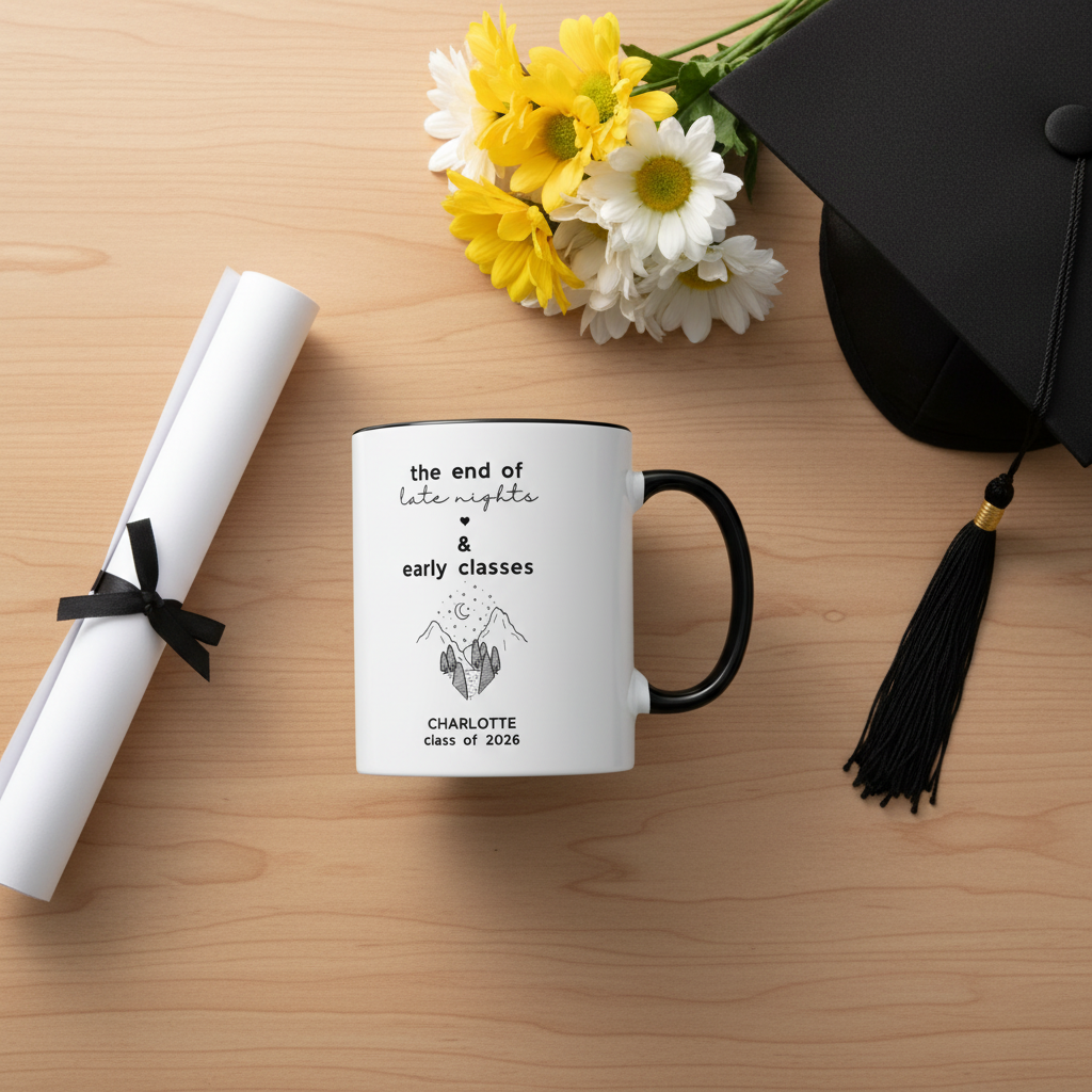 Grad — Charlotte flat lay