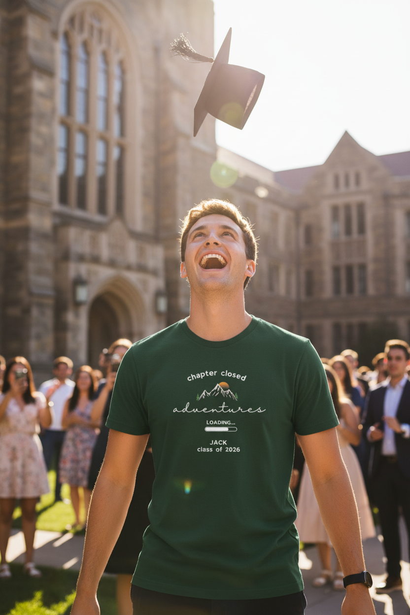 Grad — Jack cap toss