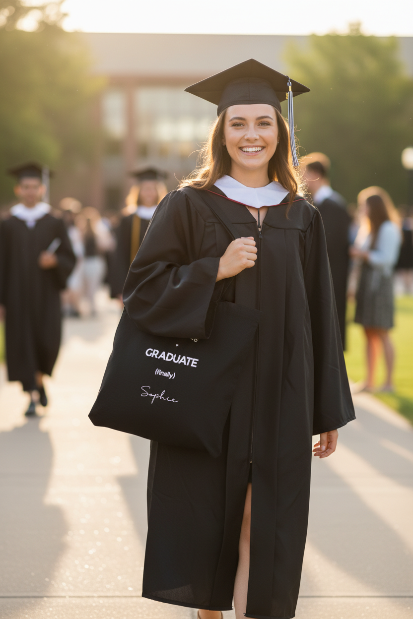 Graduate — Sophie, Black, Campus