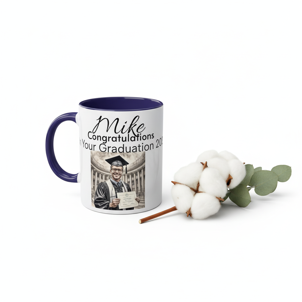Personalised Graduation Coffee/Tea Mugs, 11oz - Alley Crafters