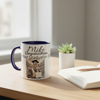 Personalised Graduation Coffee/Tea Mugs, 11oz - Alley Crafters