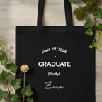 Graduation Tote — Zara, Black, Earthy
