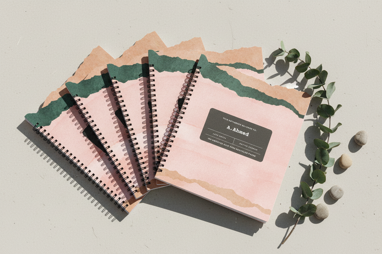 Grainy concrete fanned layout